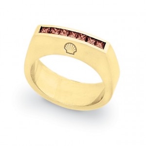 Ladies' Shell Gold Fashion Ring