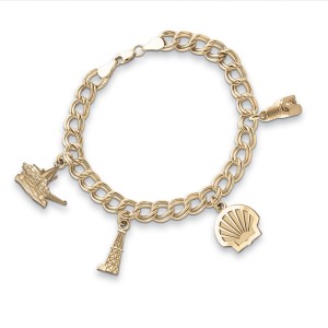 Shell Gold Charm Bracelet